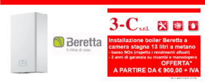 Offerta installazione boiler camera stagna 13 litri